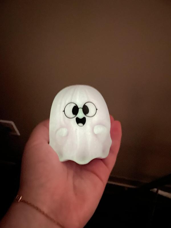 Schylling NeeDoh Glowy Ghost - Halloween Squeeze Toy - 3