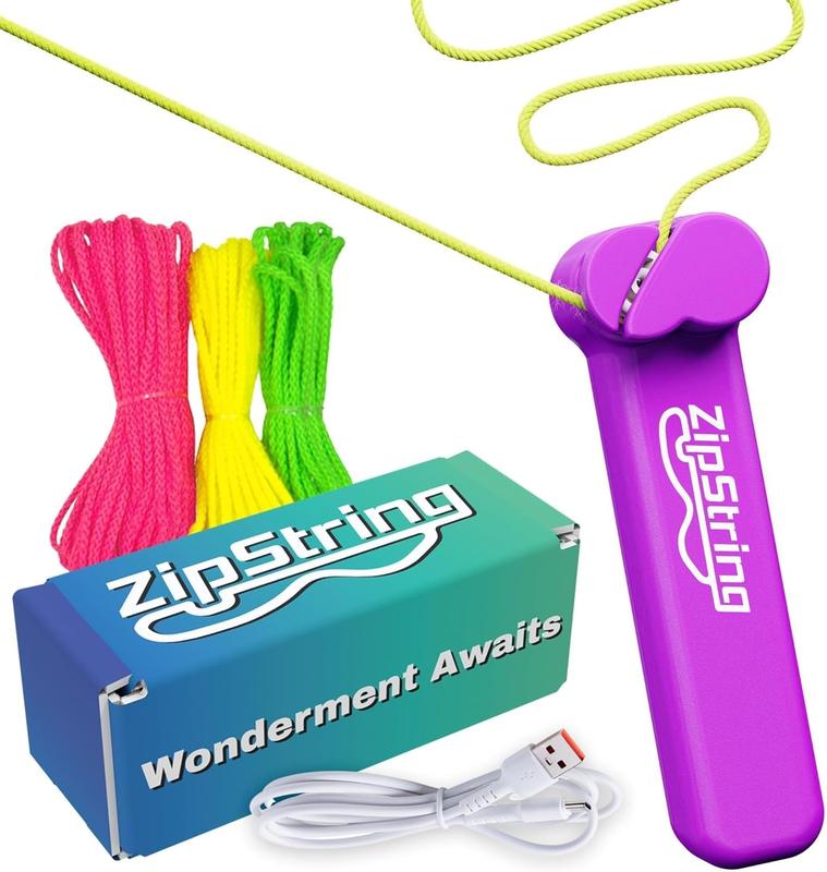 ZipString Rope Launcher Toy, Perfect for Kids & Adults - Fly a String Loop in the Air for Endless Tricks & Fun, Wonderment Awaits