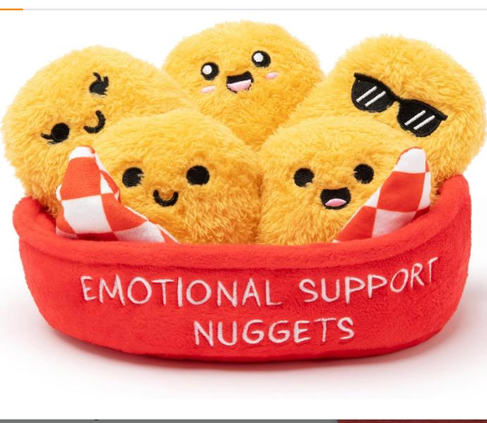 What Do You Meme Emotional Support Nuggets - Plush Nuggets Stuffed Animal