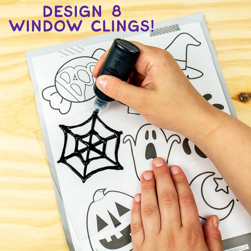 Create Your Own Halloween Window Art