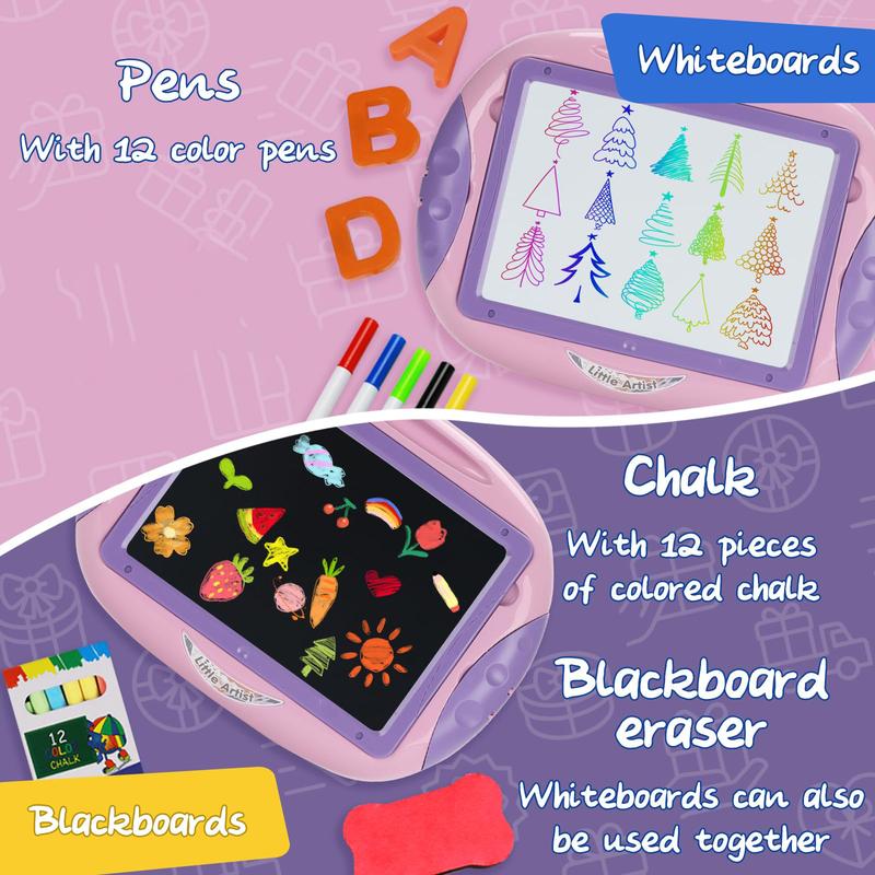 Small Erasable Drawing Boards,Drawing Boards with Letters and Numbers,Children's Doodle Boards,Drawing Art Boards