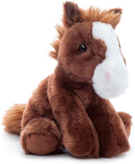 Floppy Horse Stuffed Animal Plushie, Gifts for Kids, Wild Onez Wildlife Animals, Horse Plush Toy 9 inches