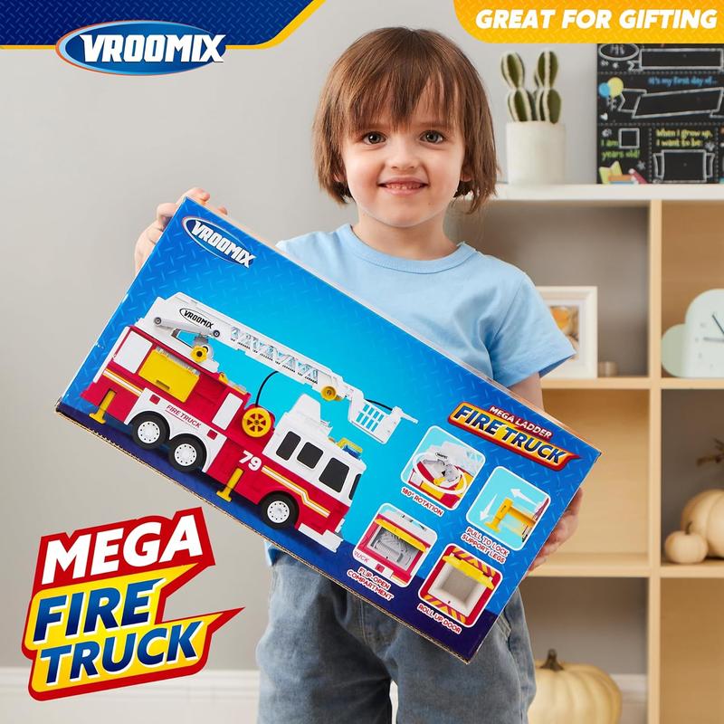  Interactive Fire Truck Toys Lights, Sirens, and Realistic Features Perfect for Boys & Girls Birthday Gifts