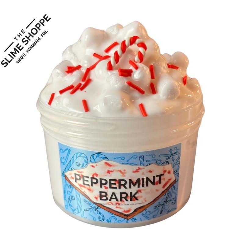 Crunchy Slime | Peppermint Bark Floam | Holiday. Christmas Party