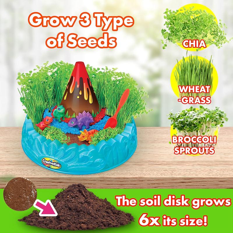 My first root viewer - decorate and grow your own garden - children's stem kit - including soil and vegetable seeds - science education youth and children's gardening kit, 6 years old and above, multi-color