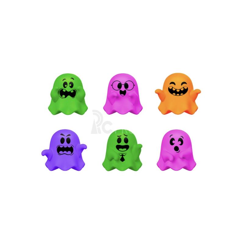 Schylling NeeDoh Glowy Ghost - Halloween Squeeze Toy - 3