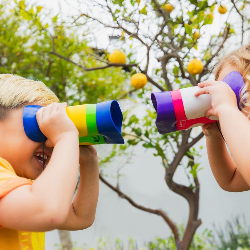 Educational Insights GeoSafari Jr. Kidnoculars, Binoculars for Toddlers & Kids, Gift for Toddlers Ages 3+