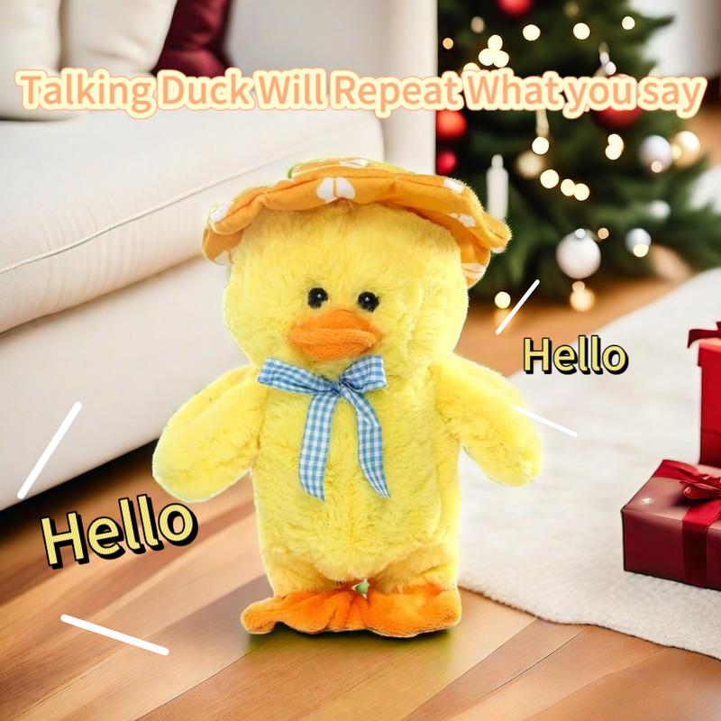 Yellow Duck Toy, Repeats What You Say, Sings 30 English Songs, Electric Speech Development Music, Interesting birthday gift