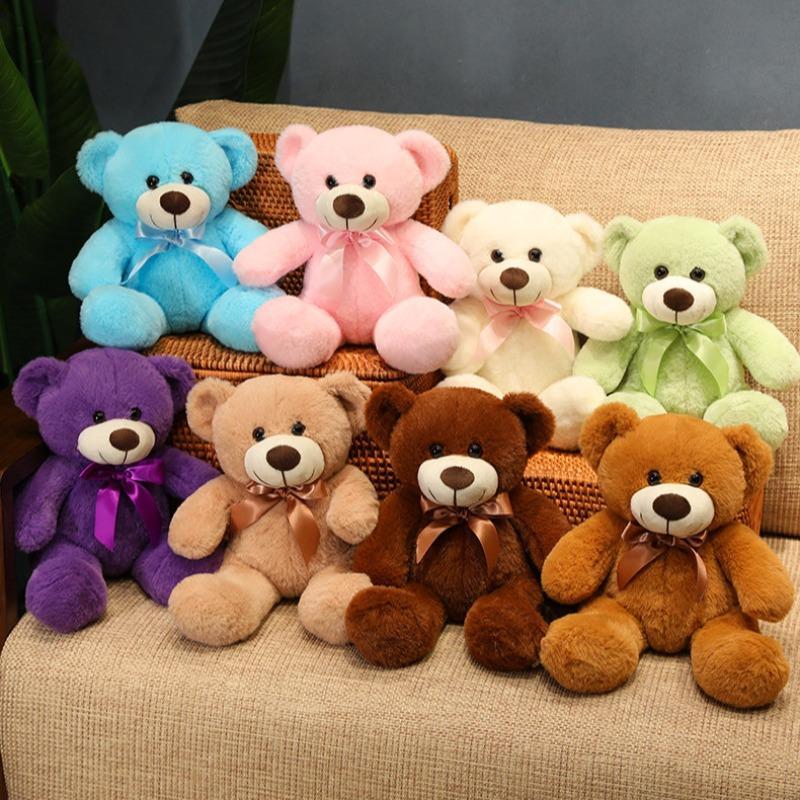 Cute Bear Design Plush Toy, 1 Count Lovely Bear Stuffed Toy, Soft and Comfy Plush Toy, Furry Companion Toy, Gift for Kids and Friends, Gift for Girlfriend