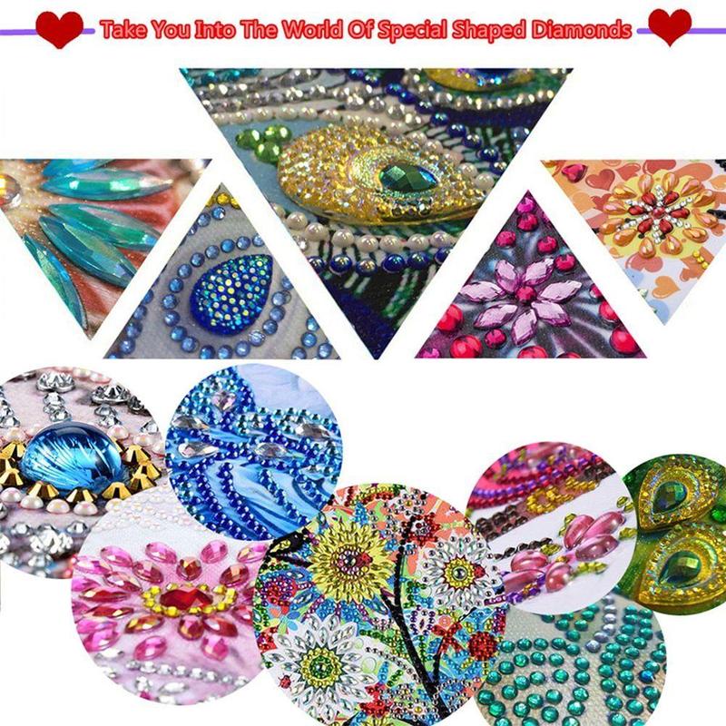 Snowman Pattern DIY Diamond Arts Colorful Painting Kit without Frame, DIY 5D Diamond Arts Colorful Painting for Bedroom Home Wall Decor