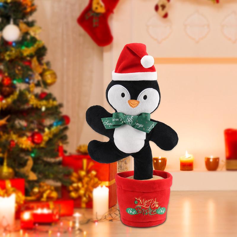 Christmas Dancing Toy, Talking Singing Plush Toy Imitating Interactive Toys Christmas Gifts