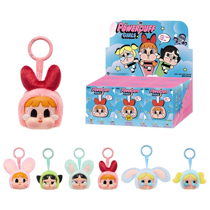 CRYBABY × Powerpuff Girls Series-Vinyl Face Plush Blind Box, Whole Set