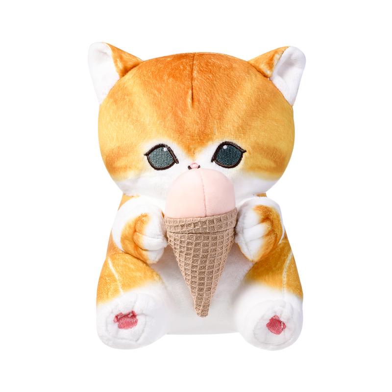 [Holiday Special]Cat Fortune Sandy Series - No. 8&No.12 Cat Fortune Ornament Doll (Fried Shrimp Head),Birthday gifts, holiday gifts, bedroom toys, plush sofa toys