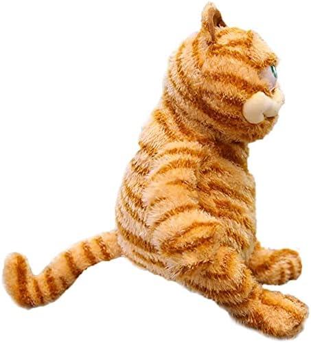 Christmas present:Striped Garfield plush toy - derived from classic anime - suitable as a gift for others