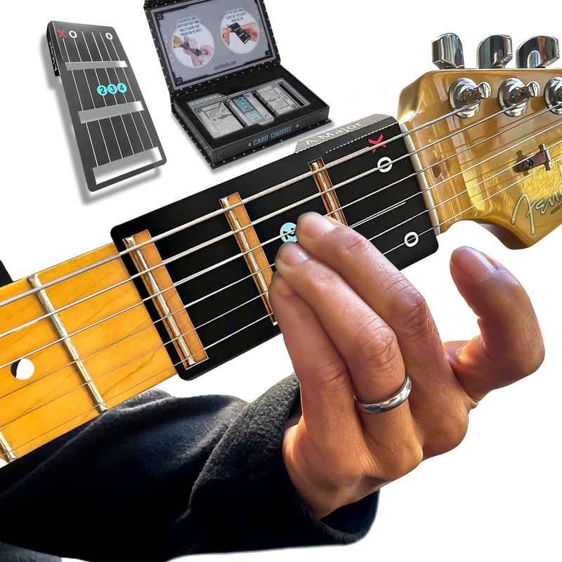 Card Chords 5 Chord Sample Set to Get You Playing the Guitar in Minutes