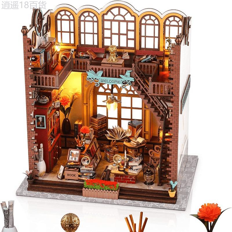 Creative DIY Kit with Furniture - Handmade Dollhouse for Room Decorations, Gift