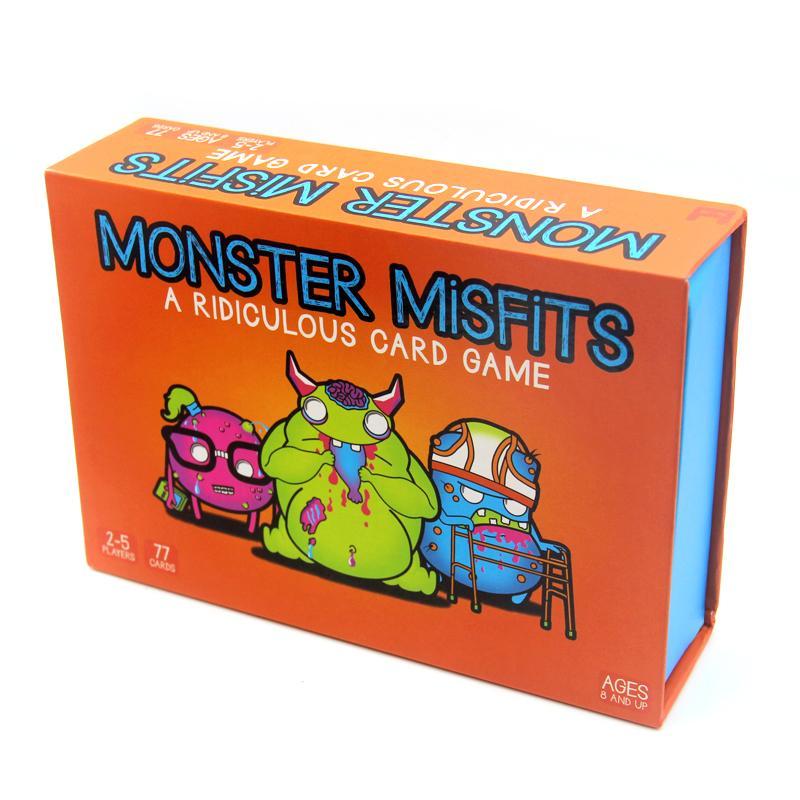 Monster Misfits Card Game, 1 Count Hilarious Card Game, Fun Visual  Party Game for Family, Festival, Friends