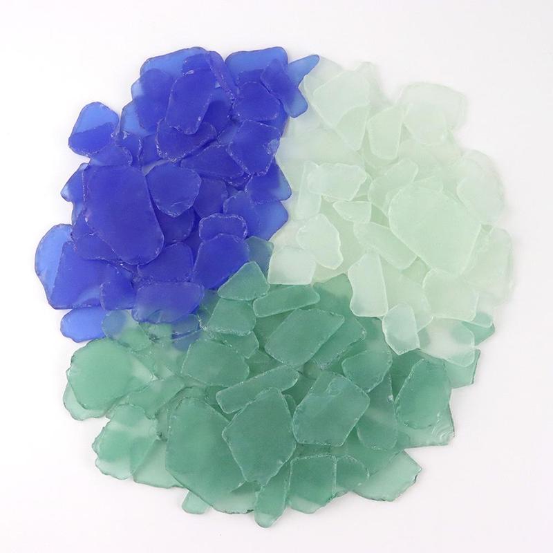 Sea Glass Pieces, 100g pack Colorful Glass Pieces, DIY Decorative Accessories for Crafts, Weddings & Home Decor, DIY Craft Supplies