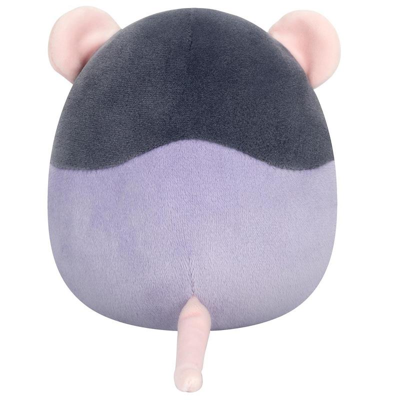 Squishmallows 5-Inch Select Series - Ralphie the Grey Rat Holding Trash Can