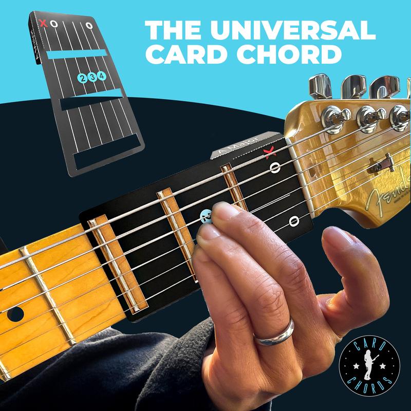 Card Chords 5 Chord Sample Set to Get You Playing the Guitar in Minutes