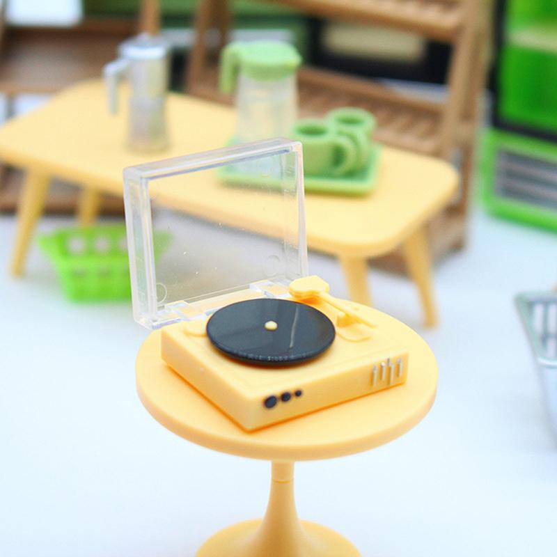 1:12 Dollhouse Miniature Grid Space Mini Juicer Kitchen Supplies Miniature Scene Model Decor Toy Doll House Accessories