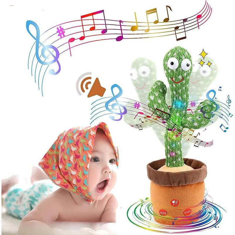 1pcs Dancing and Talking Cactus Toys Children's Electronic 120 Song Gifts