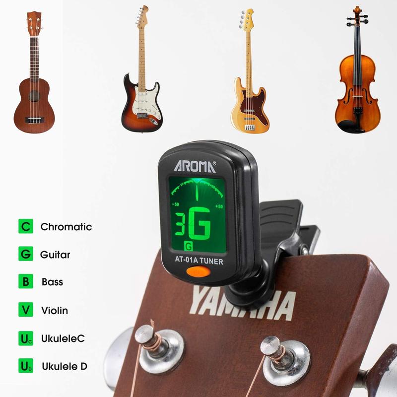 Guitar Accessories Set 9 count Guitar Tool Kit Including Guitar Capo, Tuner, String Winder, Guitar Picks, Guitar  Pick Holder for acoustic electric guitar player