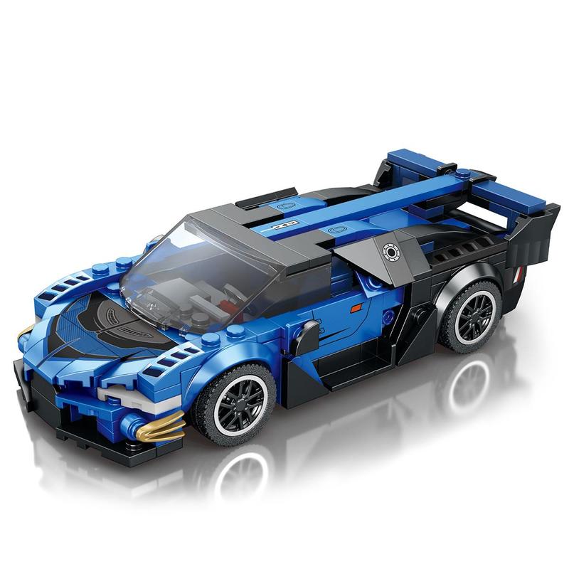 Creative Blocks Building Toy, 356pcs box Racing Car Model Building Blocks, Creative Desktop Ornament, Birthday Gift for Teenager