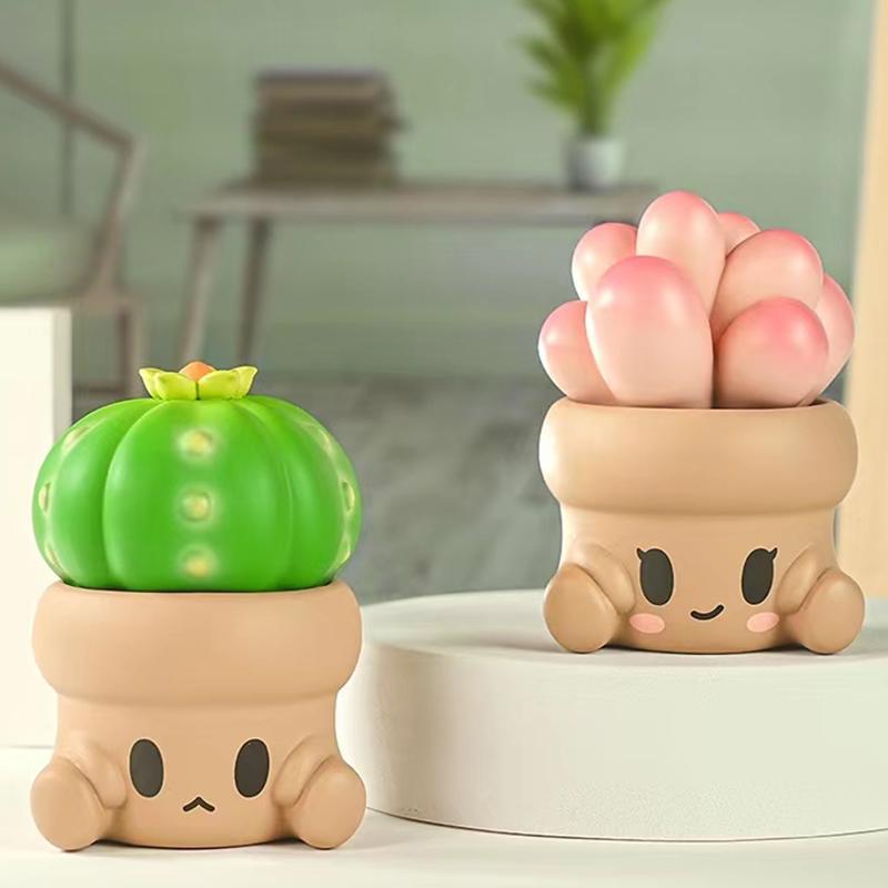 Hugging Succulents 2 Series Blind Box Figures Action Kawaii Toys Birthday Gift Doll Cute Model Surprise Girl Figures Popular Collection