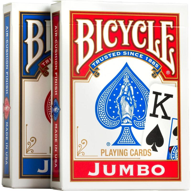 Bicycle Playing Cards, Jumbo Index, 2 Pack