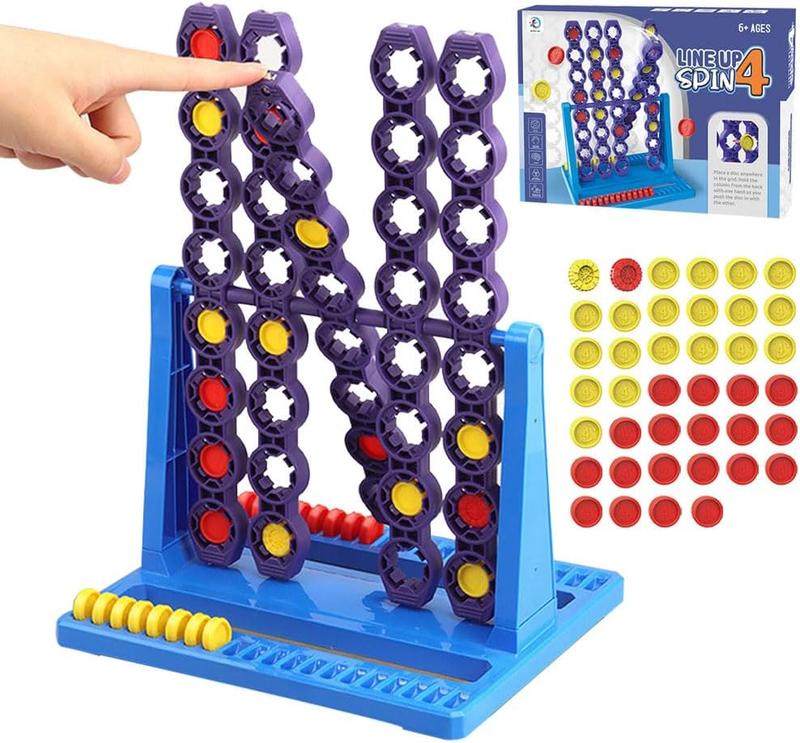 Gaming Connect 4 Classic Grid,4 in a Row Game,Strategy for Kids,2 Player for Family and Kids,Ages 6 and Up board games occupations multicoloured boardgames for Kids