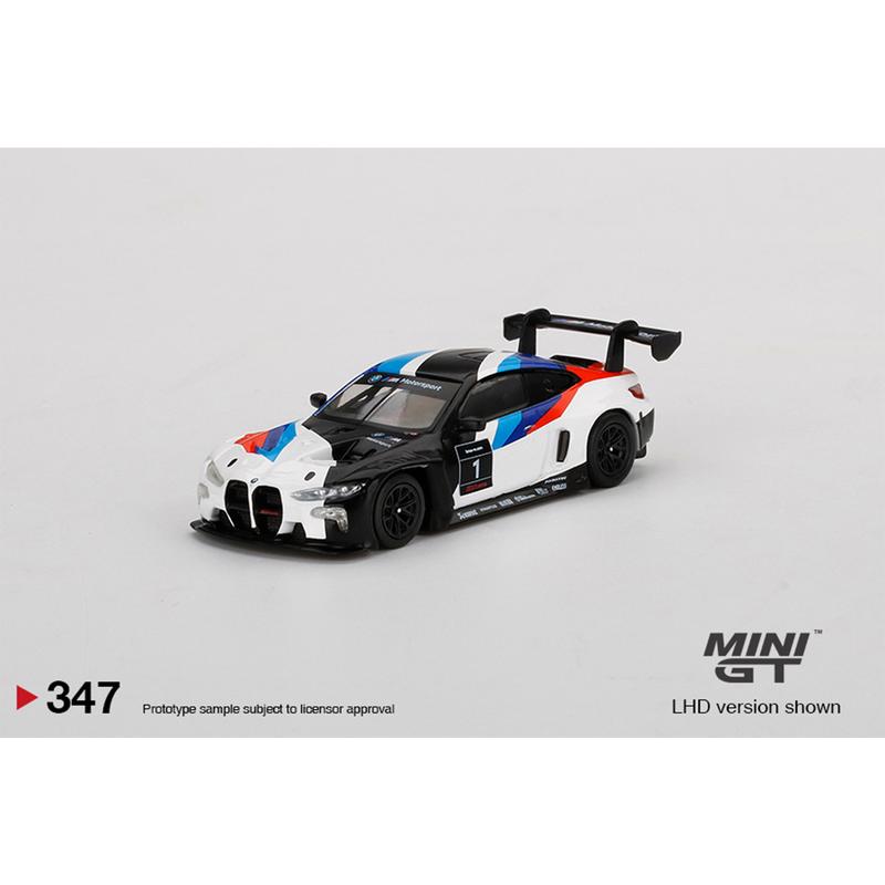 Mini GT BMW M4 GT3 2021 Presentation, Mijo Exclusive, 1:64 Scale, Collectible Diecast Model Car