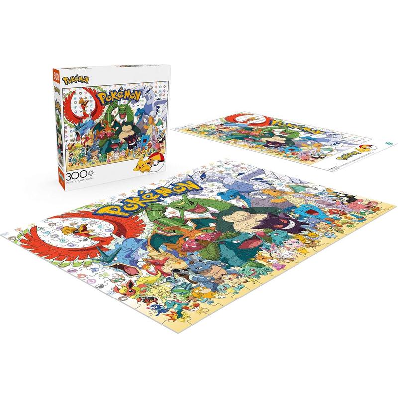 Pokémon - Fan Favorites - 300 Large Piece Jigsaw Puzzle Multicolor, 21.25