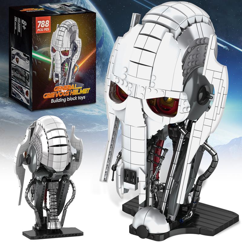 General Helmet Building Set, Restore Classic Building Blocks Model, Halloween,Home Ornament Decorations, for Fans and Children Present (788pcs)