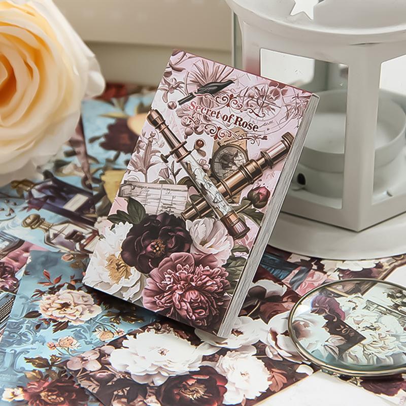 Vintage Dance Theme Material Paper (50pcs bag), Scrapbooking Paper, DIY Decorative Paper for Scrapbooking & Journal Making