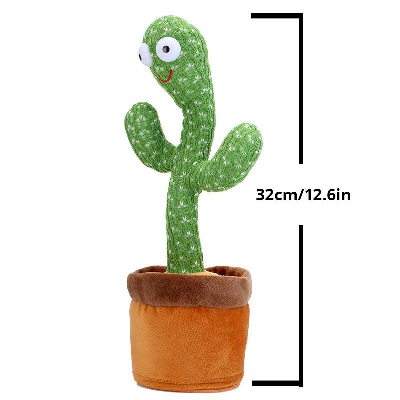 1pcs Dancing and Talking Cactus Toys Children's Electronic 120 Song Gifts