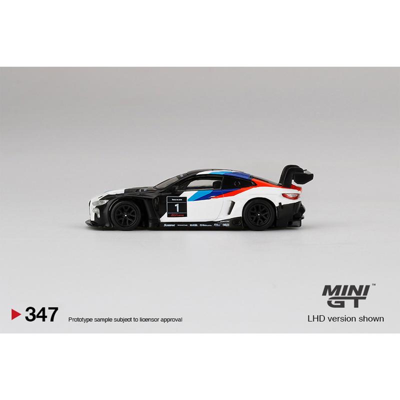 Mini GT BMW M4 GT3 2021 Presentation, Mijo Exclusive, 1:64 Scale, Collectible Diecast Model Car