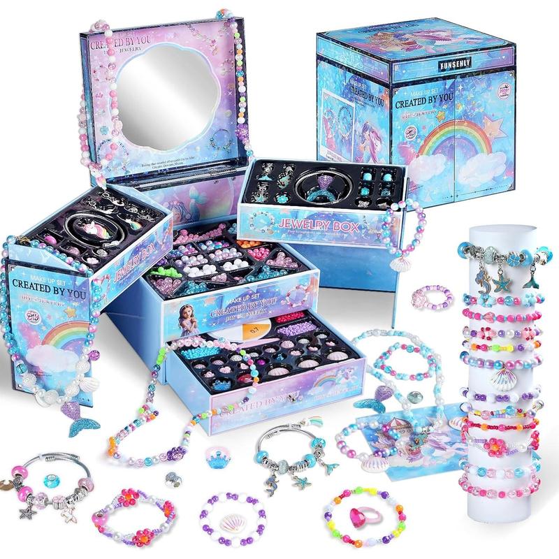 2000pcs Charm Beads Bracelet Making Kit for Girls, Jewelry Making Kit for Girls 4-6 8-12, Christmas Birthday Gifts for Girls, Arts and Crafts Girls Toys for