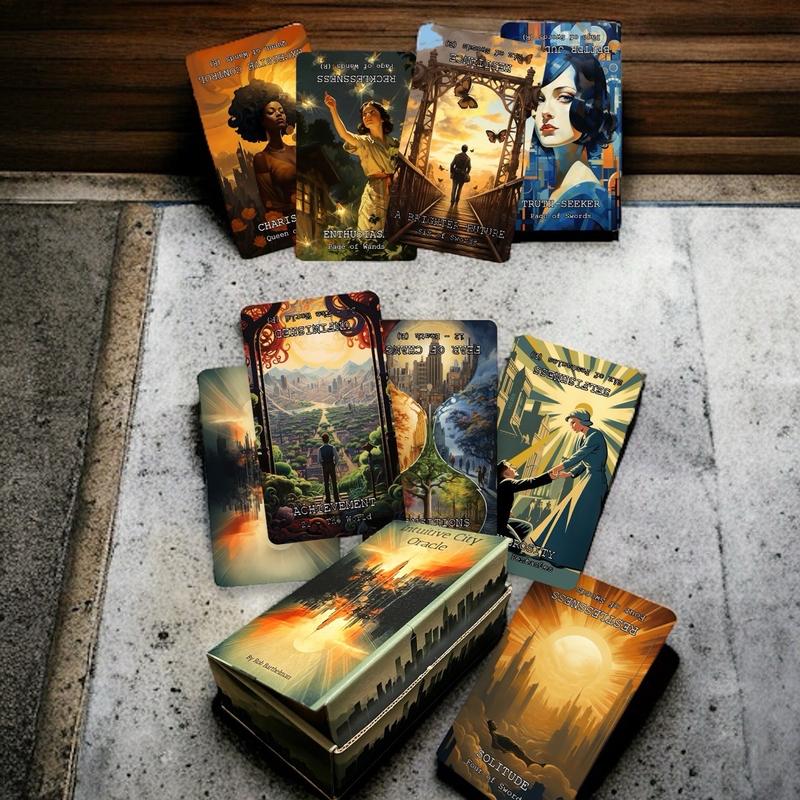 Intuitive City Oracle Deck; Featuring 79 cards, includes Oracle definition and Tarot interpretation tarot card deck