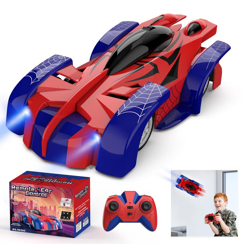 Wall Climbing Remote Control Car, Dual Mode 360° Rotating RC Stunt Car with Headlight, Rechargeable RC Car Toys for 3 4 5 6 7 8-12 Year Old Boys Girls Kids rc car remote  control