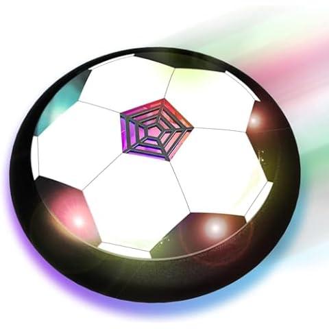 Hover Soccer Ball for Kids - Boy Birthday Gifts - Indoor Toy Games Gift for Boys Age 6, 7, 8, 9, 10, 11, 12 Year Old - Light-Up Toys Game for Kid - 6-8, 8-12 - Gifts for 8 Year Old Boy LED Light Rechargeable LED Hover Soccer Toys Set