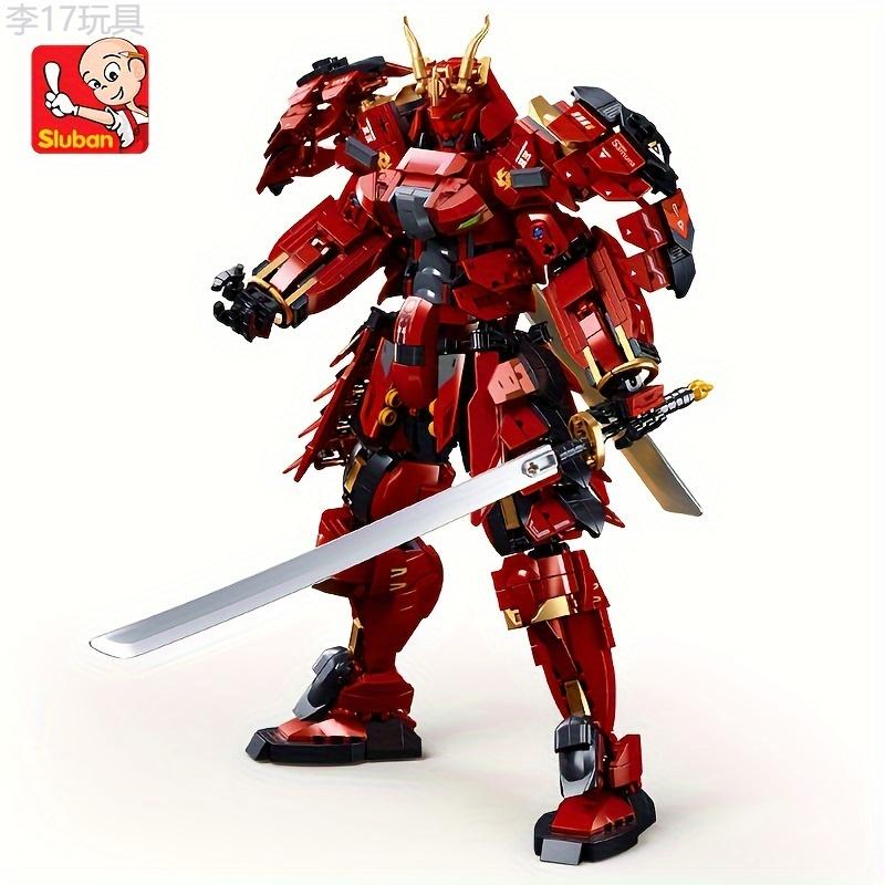 923pcs Robot Division Sluban Jiafei Samurai Building Block Toys, Assembly Puzzle, Trend Desktop Ornaments (No box)