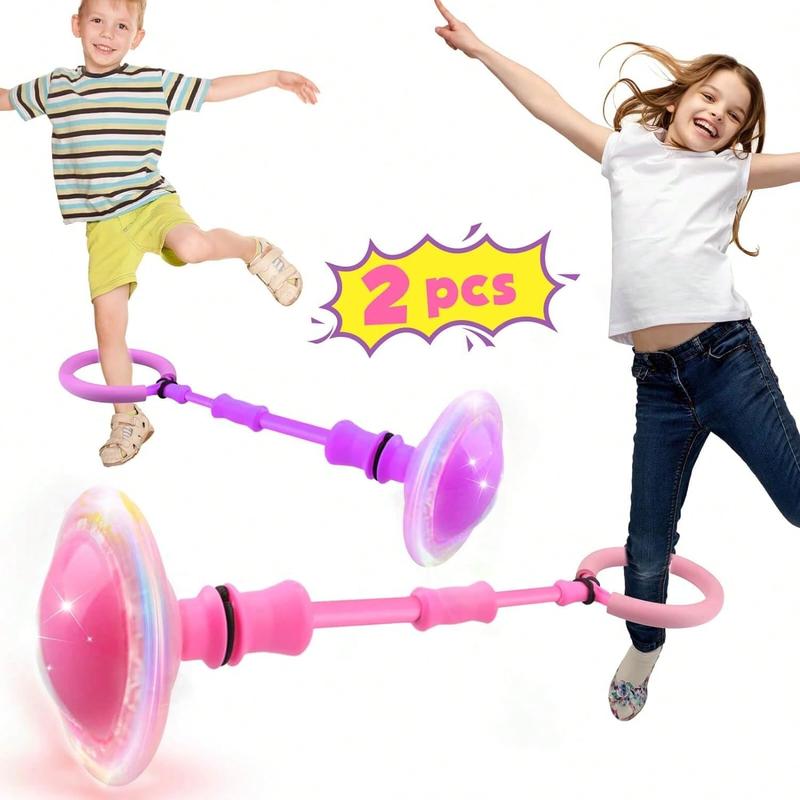 Ankle Skip Ball For Kids 6-8 Year Old Girls: Skip It Toy For Girls Outside Toys For Kids Ages 8-12 Skip Ball Girl Toys 8-10 Years Old Birthday Gift For 5 6 7 8 Year Old Girl, 2pcs