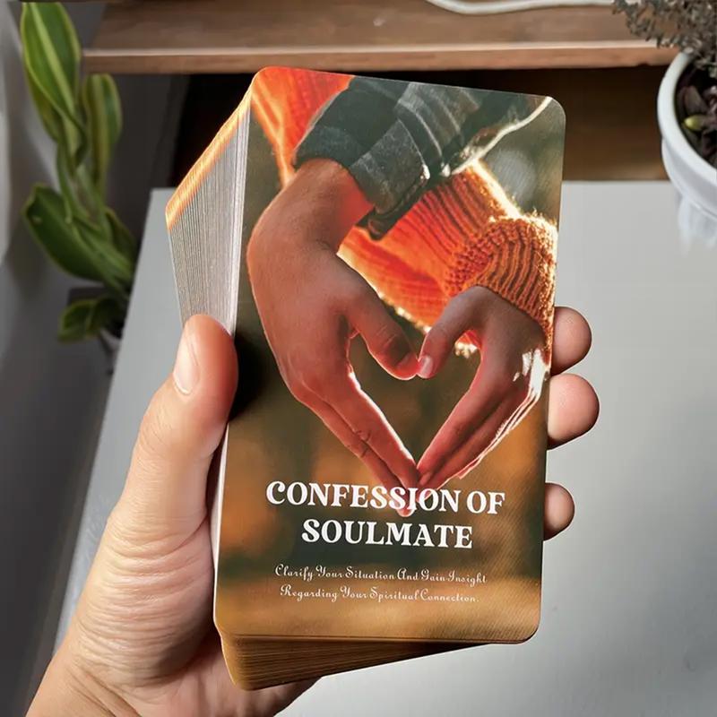 Confession of Soulmate Oracle Deck: 54 Oracle cards for love, relationships, soulmates, twin flame, oracle readings, oracle card deck, tarot card deck, unique tarot