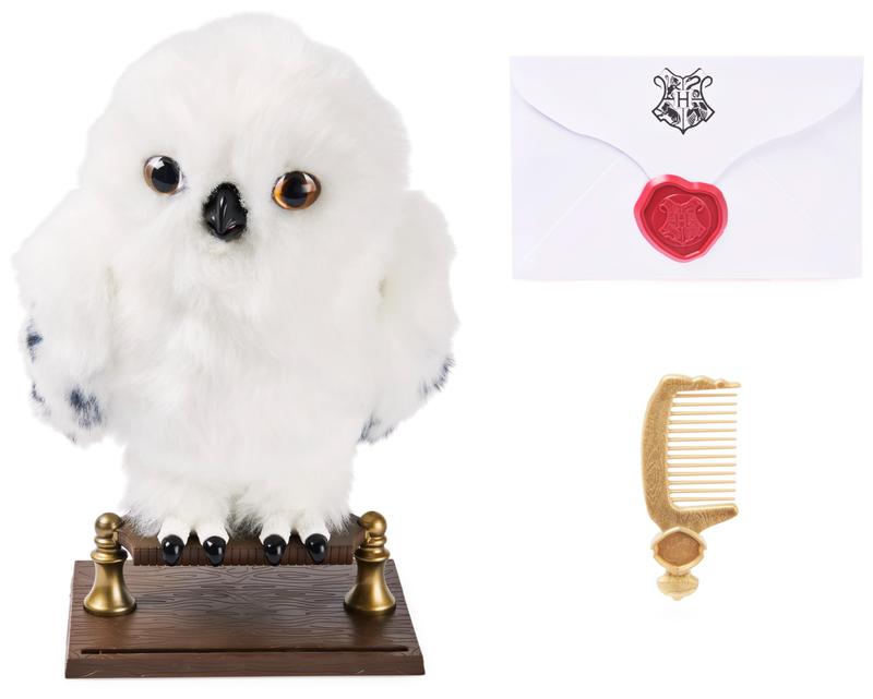 Wizarding World Harry Potter Enchanting Hedwig Interactive Owl with Over 15 Sounds and Movements and Hogwarts Envelope for Kids 5 and Up