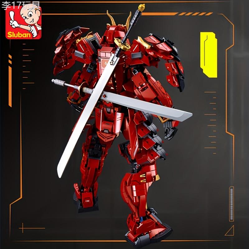 923pcs Robot Division Sluban Jiafei Samurai Building Block Toys, Assembly Puzzle, Trend Desktop Ornaments (No box)