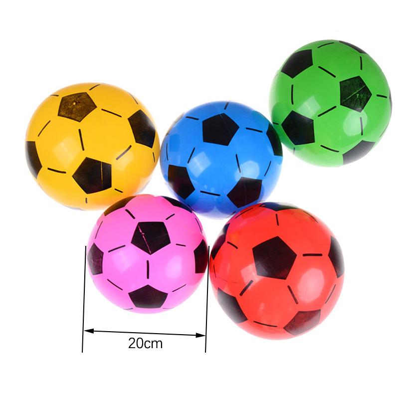 1PC Inflatable PVC Football Soccer Ball Kids Children Beach Pool Sports Ball Toy