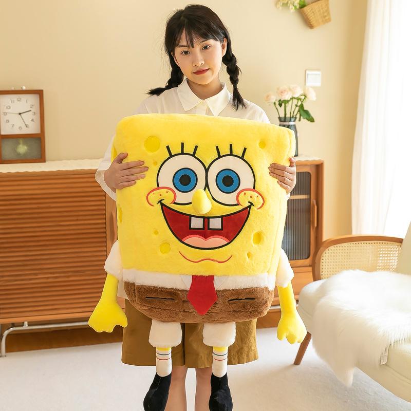 Spongebob Sit Plush 13.8 Inch  23.6 Inch Collectible, Soft Spongebob Sit Plushie from Spongebob Squarepants Plush Collection for Fans