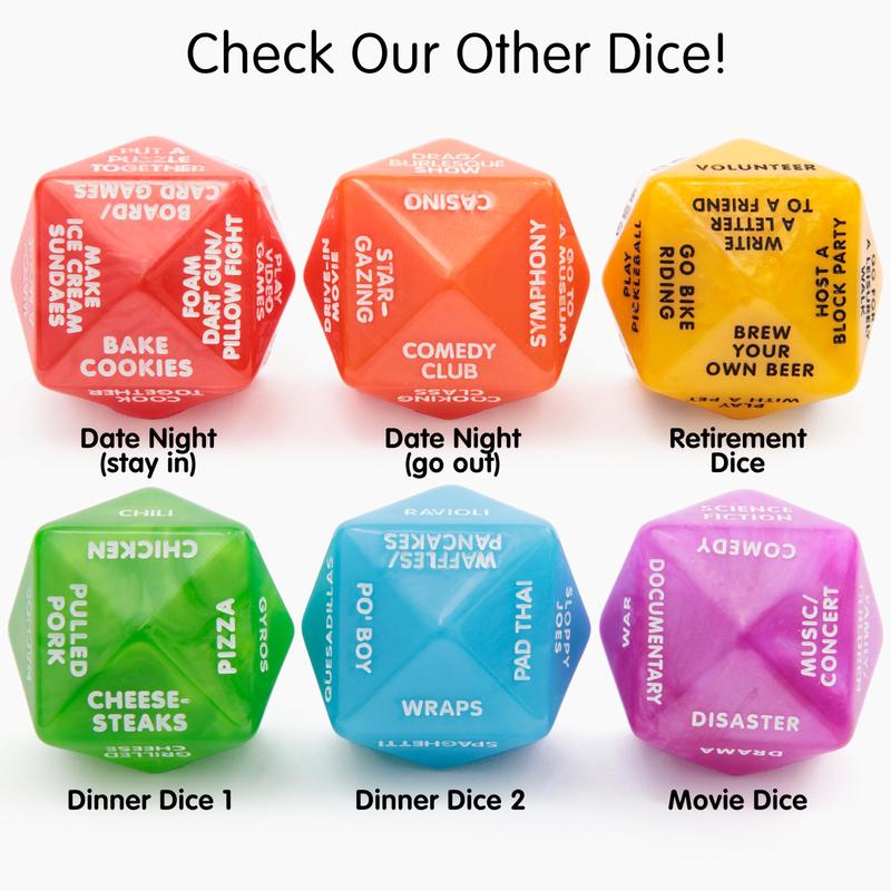 Date Night Dice - Fun Red Dice for Couples | 2