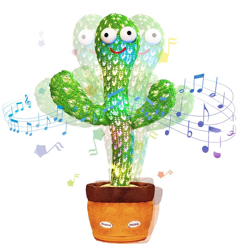 Talking Cactus Toy booo Dancing Cactus Toy,Talking Repeat Singing Sunny Cactus Toy